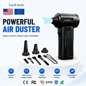 Turbo Blower Jet Fan 130000RPM Electric Air Duster Portable Hand Held Mini Fan Battery Operated