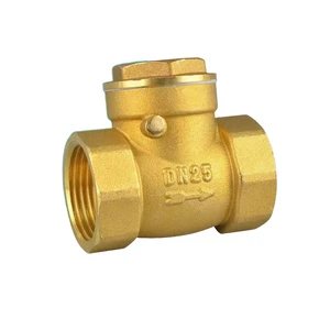 Brass Check Valve Water Air And Oil DN15-DN50 Manual Drain Valve