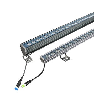 Aluminum Wall Washer Light LED Waterproof Outdoor Contour Lights for Wedding Hotel Buildings Bridges Landscape Lighting 18W