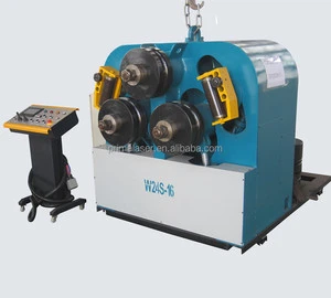 Hydraulic Metal Strip Tube Pipe Profile Bending Machine 3 Roller 360 Degree Rolling Aluminum Profile Roll Bending Machine