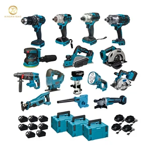 12-Piece Brushless Electric Power Combo Tool Sets with Magnetic Bit Holder Multi Function Power Tool for Automotive/Assembly