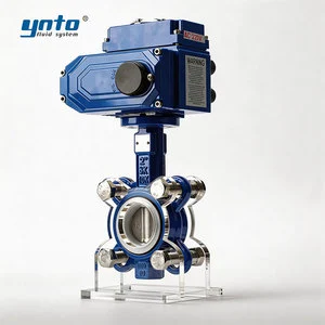 Stainless Steel Butterfly CDU Valve Assembly Electric 2 Way Clamp Connection PTFE Sealing 500 PSI Plug-and-Play Design Large