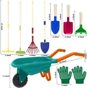 9PCS Gardening Tool Set Kids Outdoor Plant Growing Kit Durable Yard Work