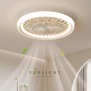 48cm 19inch 87W Led Ceiling Fan Lamp With Lights for Living Room Renters, Bedroom Hotel Ceiling Fan With Lights