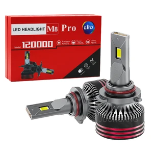 M8 Pro10000 LM H4 Led Headlight Bulb For Car 100W Auto Car Lamp Copper 6500K H4 881 9005 H11 Auto Lighting Systems Universal