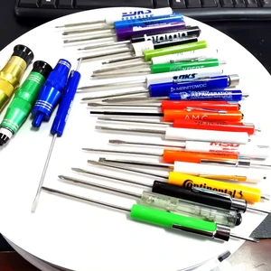 TOOLJOY Magnetic Precision Steel Screwdriver Bits Pocket Set with Slotted & Phillips Double Heads DIY Custom Logo Repair Tool