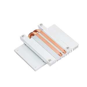 Customized Skived Fin Heat Sink | Aluminum Heatsink with Copper Heat Pipes for CPU GPU High Performance Thermal Solution OEM
