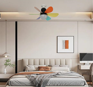 Smart LED Ceiling Fan Lamp With Remote Control Modern Designer Decorative Room or Hotel Ceiling Fan Light
