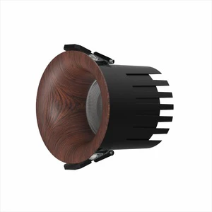 Aluminum IP20 4000K LED Down Lights 12W AC220V (10%) Modern Anti-Glare COB Recessed High Brightness Living Room Led Ceil Light