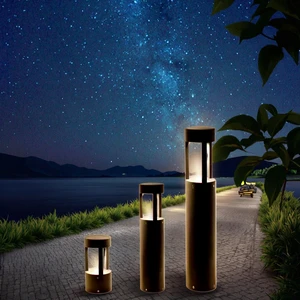 LED Aluminum IP54 Water-Resistant CE Certified Lawn Lights Spiked Stand 3 Sticks 3000K Warm White 270 Beam Angle 3-Year Warranty