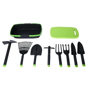 Vertak 10pcs Garden Hand Tool Set Flower Planting Manual Gardening Tool Set With Storage Basket