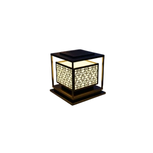 Modern Stainless Steel Column Lamp 3500K Warm White AC 220V for Villa Resort Hotel Gate Pillar Decoration IP 65