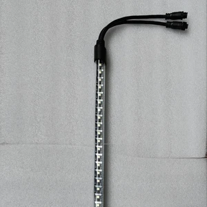 LED iridescent tube single head output indoor and outdoor control programming RGB meteor tube