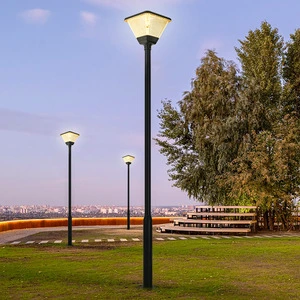 Outdoor Aluminum Solar Lawn Garden Lamp Villa Garden Forest Led Landscape Lamp Inserted Lawn Lamp