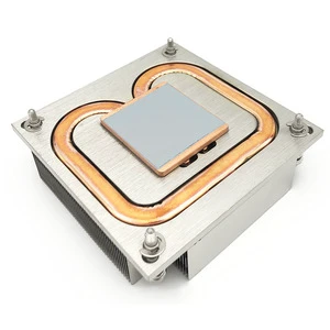 Custom 4U Server CPU Radiator Aluminium Cooling Fin Heatsink Copper Base for Computer PC