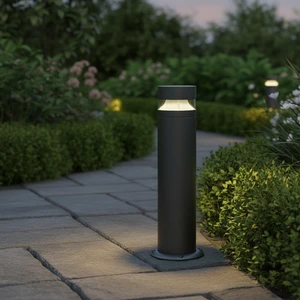 Garden LED Lawn Light Bollard Light with Modern Wind Design and Simple Shape Outdoor Waterproof IP65 Lawn Lamp