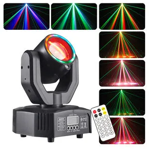 36W Mini Beam Disco Beam Stage Spotlight Party Light LED Effect Laser Strobe Stage with Voice Control or Clubs Bars KTV Venues