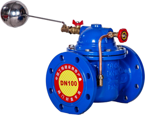 Trench Hydraulic Control Valve Ductile Iron Water Conservancy Flow Control Valve Flanged 100x Remote Control Float Valve