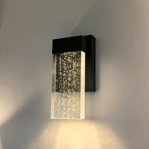 Modern 10W LED Square Polycarbonate Corridor Light IP65 Waterproof 3500K Warm White AC Power CE Certified Outdoor Garden Wall