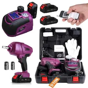 5 Ton Cordless Electric Car Hydraulic Jack with Cordless Impact Wrench 12V Electric Car Lift Floor Jack for SUV Sedans