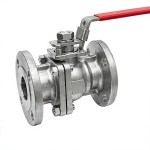 MADE IN TAIWAN OEM/ODM AVAILABLE Size 1'' Manual Flange Ball Valves SS316 Material -20C~200C