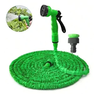 Factory Direct Supply Expandable Magic Water Garden Hose With 7-Nozzle Water Gun Customized Length 25FT-250FT