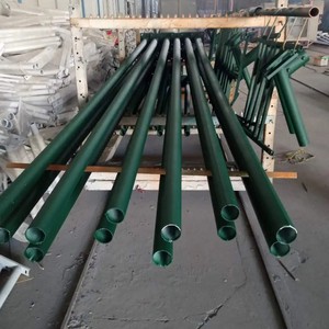 Street Pole High Mast Pole LED AC Galvanized Regular Size Wire Door Pillar Post Lamppost Road Curve Arm Colorful Color IP66