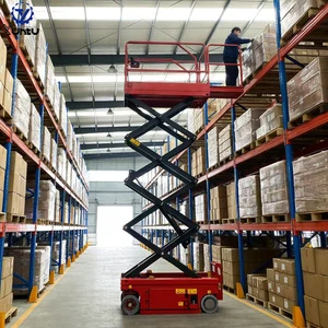 YUNTU 500kg Electric Hydraulic ScissorLift 4m-10m Mobile Aerial Work Platform |Fast Delivery |for Warehouse & Maintenance