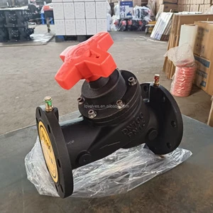 SP45F Precision Digital Locking Balancing Valve Cast Iron Flange Static Flow Control Valve