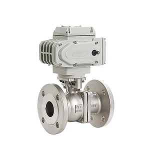 Stainless Steel 304 Electric O-type Ball Valve Thickened Valve Body