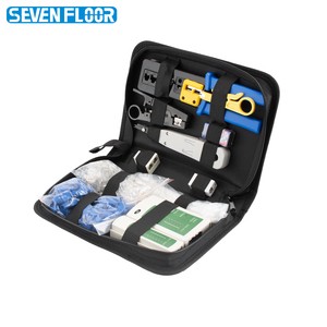 Hand Tool Set for Network Crimping RJ45 Pass Through Crimper Pliers CAT5 CAT5e CAT6 Repair Kit Lightweight Portable in Case Bag
