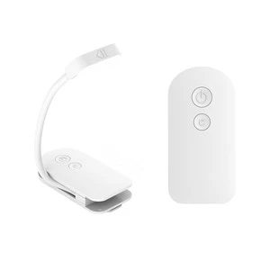 Portable Foldable Rechargeable Eye Protection Clip-on Reading Lamp Led Book Page Clip Light For Bed Luz De Lectura