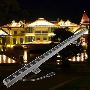 Outdoor Waterproof 48 Bulbs Linear Light 25W 36W 48W Rgbw 3In1 Led Wall Washer Light Rgb Dmx512 With Control Remote