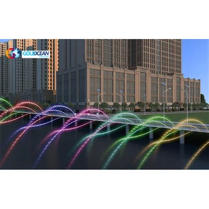 Free Design Outdoor LED Light Bridge Waterfall