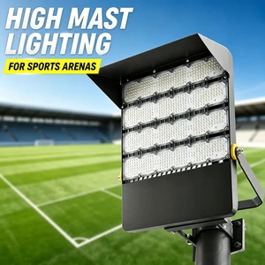 High Quality LED High Mast Light Pole Outdoor Waterproof Ip65 Aluminum 240W 360W 480W Sport Stadium Led High Mast Flood Light