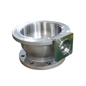 Custom Stainless Steel Flange Type Valve Body, Precision Cast Industrial Pipeline Control Component