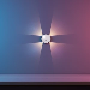Human Body Sensor Minimalist Cat Eye RGB LED Night Light Magnetic Rechargeable ABS Wall Table Ambient Lamp