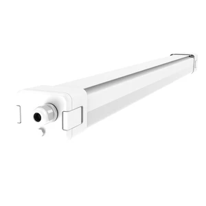 Anti Glare IP65 Waterproof 40W 60W 80W Tunnel Linear Lighting Industrial LED Triproof Light for Factory Station and Plant ETL