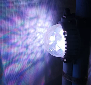 Outdoor LED point light landscape lamp can provide a variety of appearance and power source for bridges building wheels