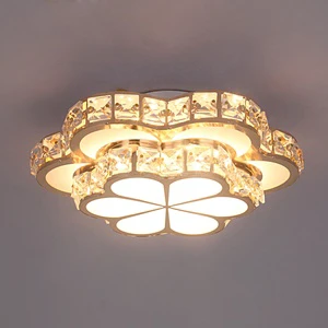 14W 25cm Width Modern Crystal LED Ceiling Mounted Light Chandeliers Wall Hallway Corridor Lamp Changeable 3 Colors Lustr