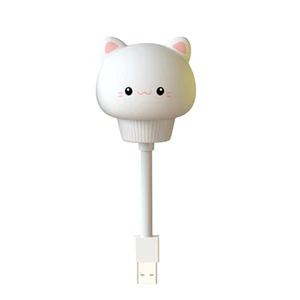 USB LED Telecontrol Small LED Desk Lamp Night Lights Bedroom Baby Room Decoration Kid Room Night Light