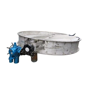 JY Ventilation Pipeline Stainless Steel DN1500 Electric Actuator Butterfly Valve