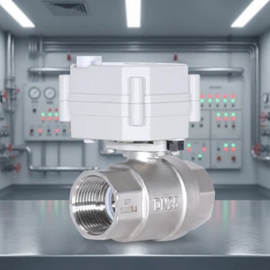 DN125 Electric Stainless Steel Spherical Structure ZDLM-64C High-quality Installation Flexible Handling Water Ball Valve 1 Port
