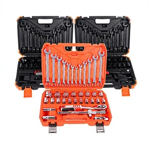 37-Piece Mechanic's Tool Set Ratchet Wrenches Sockets Professional-Grade Auto Repair Home Maintenance Tools 45 Steel