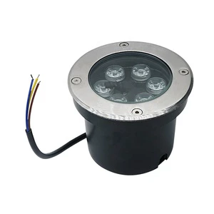 IP65 Waterproof Ss 3w 100mm Floor Recessed Deck Inground Spotlight Outdoor Landscape Ground Buried Lamp Led Underground Light