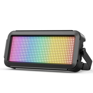 New 640LED RGB Pixel Wall Washer Lights with 32 Dynamic Running Chasing Effect Stage Strobe Light for Wedding Party Disco