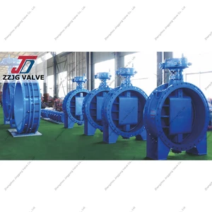 Pneumatic Triple Offset Butterfly Valve with Solenoid Valve for Emergency Shutdown (ESD)