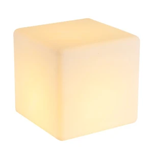Outdoor Square Lawn/Courtyard Lamp 16-Color Illuminated IP65 Waterproof PE Shade Plastic Rechargeable Plug-in Power 3265 Model