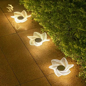 LED Solar Powered Buried Lights IP65 Night Use Outdoor Underground Lamp for Yard Pathway Patio for Nighttime Illumination