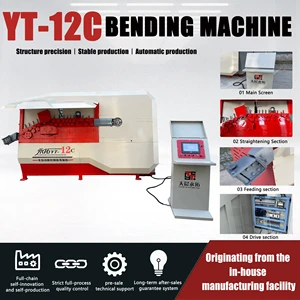 High Quality Automatic Rebar Stirrup Bending Machine CNC Steel Bar Bender Machine